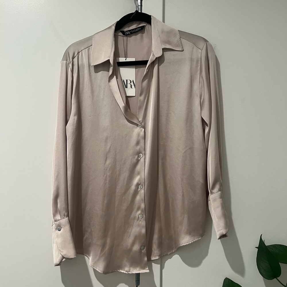 Zara Silk Small Shirt